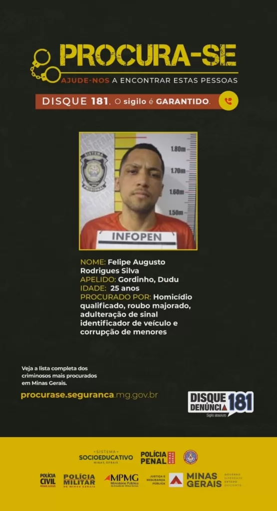 Um dos criminosos mais procurados de Minas Gerais é encontrado no Rio