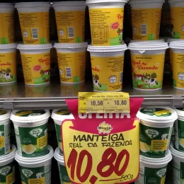 Manteiga comercializada no Mineirão Atacarejo é alvo de investigação 